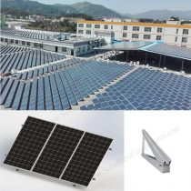 solar panel triangle bracket mounting project