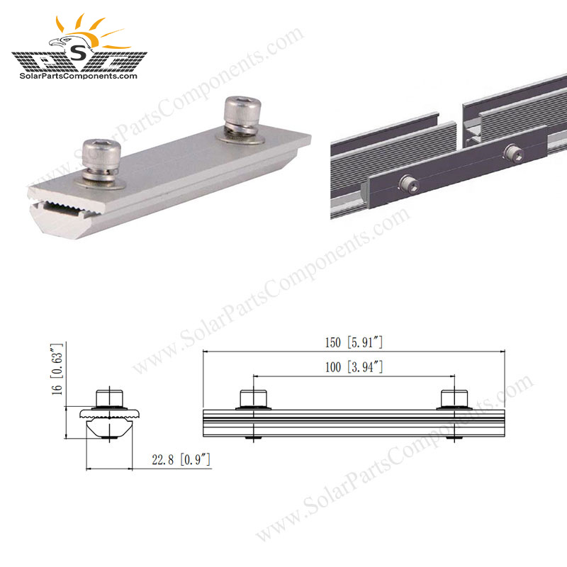 Solar mounting rail splice