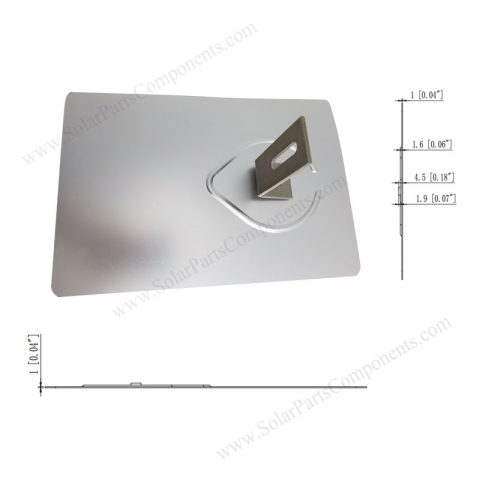 solar mount flashing aluminum