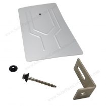 solar roof mounting flashing with L foot