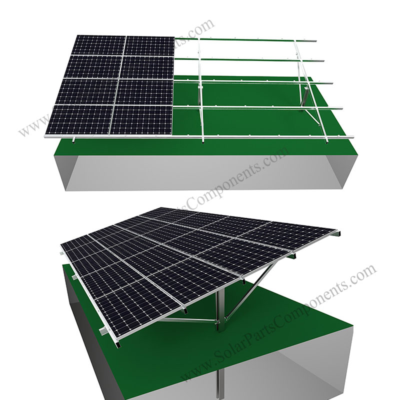 aluminum ground mount solar racking