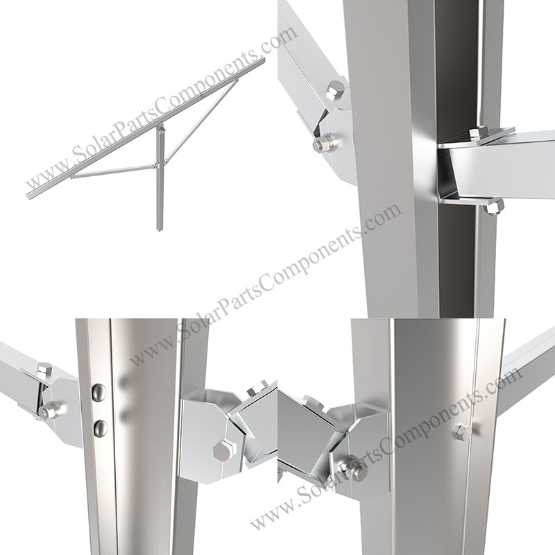 ground mounting system aluminum structure