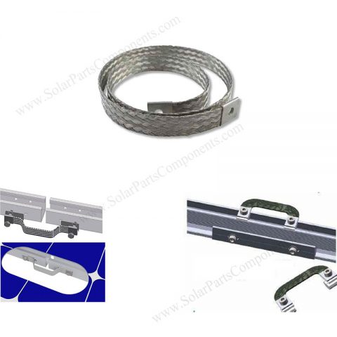 solar grounding copper wire bonding jumper