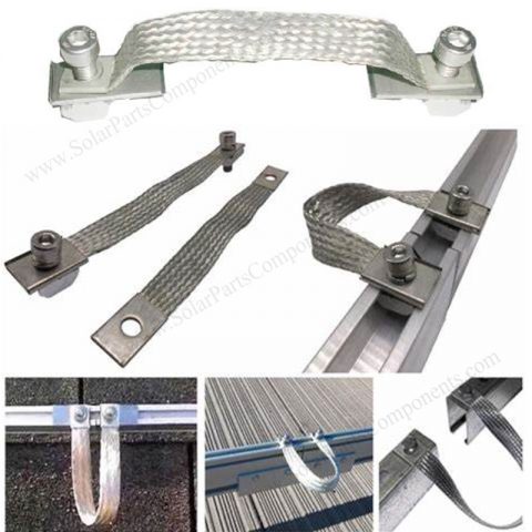 solar panel mounting copper wire jumper