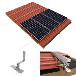 solar panel Tile roof hook mounting system