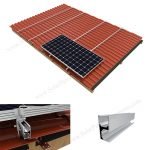 solar panel tile hook mounting