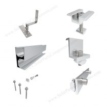 PV Tile Roof Hook Racking System Components