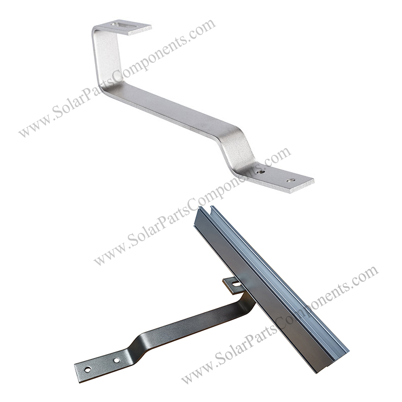 solar flat tile hook for bottom mounted