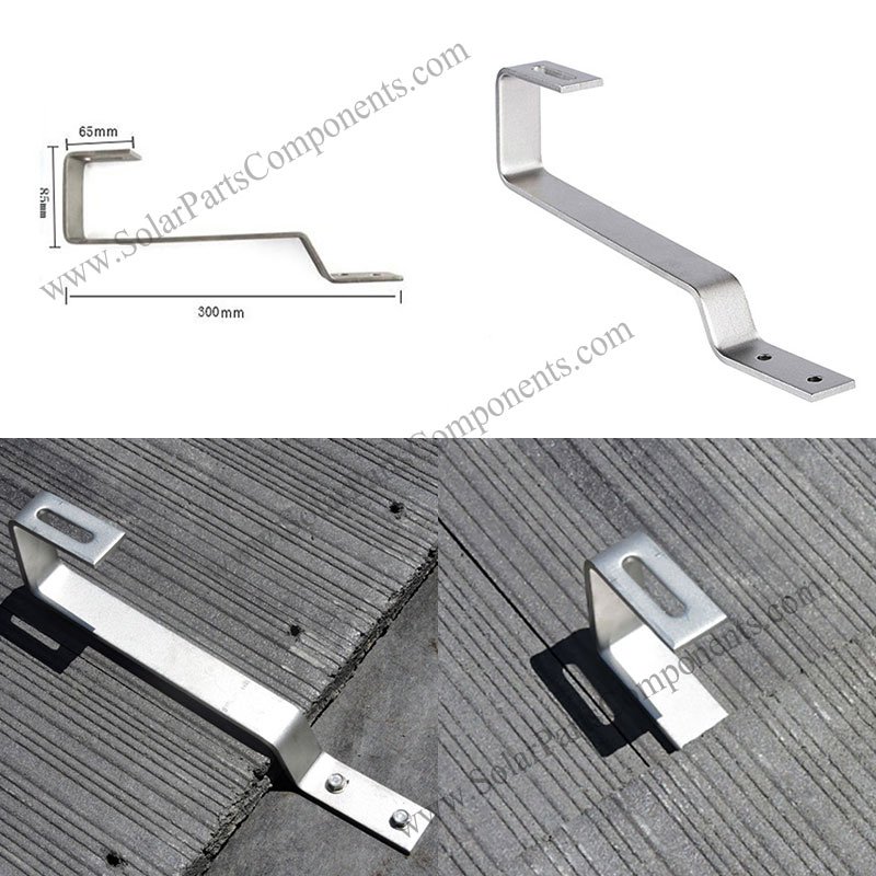 flat tile roof hook for solar mounting