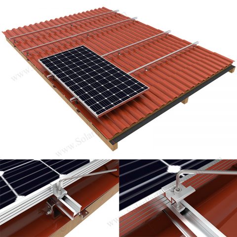 solar tile roof mounting system SPC-RF-IK15-DR