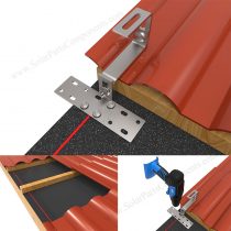photovoltaic roof panel hooks