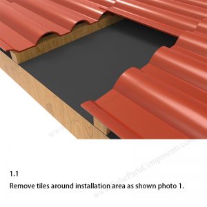 Solar Tile Roof Hooks Installation,SPC-IK-01-1