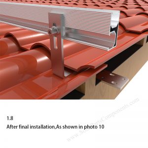 Solar Tile Roof Hooks Installation,SPC-IK-01-10