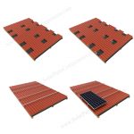 solar racking system for curved tile roof