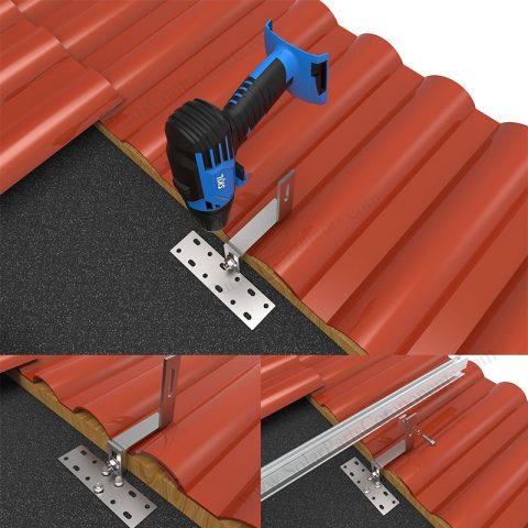 pv module tile roof bracket SPC-IK-05