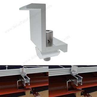 end clamps for tile roof solar mounting system
