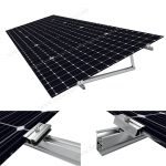 flat roof solar mounting bracket for bifacial solar panels