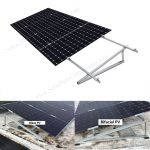 triangle mounting brackets for frameless solar panels