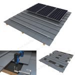 flat tile solar install