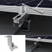 flat tile solar mounting end clamps