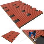 photovoltaic energy mounts for tile roof