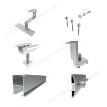The photovoltaic panel mounting components