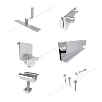 solar pv mounting kit for tile roof components