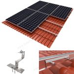 solar roof mounting kit with tile bracket