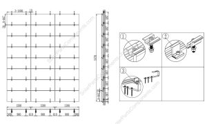 Asphalt shingle solar mount railless design