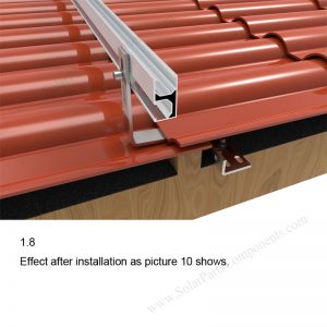 Solar Tile Roof Hooks Installation-SPC-IK-02-1.8