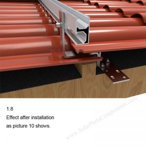 Solar Tile Roof Hooks Installation-SPC-IK-03-1.8