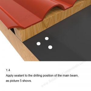 Solar Tile Roof Hooks-Installation-SPC-IK-05-1.4