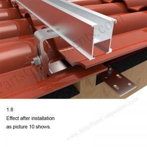 Solar Tile Roof Hooks Installation-SPC-IK-10-1.8