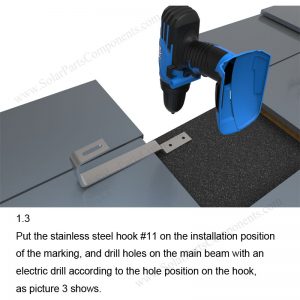 Solar Tile Roof Hooks Installation-SPC-IK-11-1.3-1