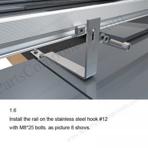 Solar Tile Roof Hooks Installation-SPC-IK-12-1.6