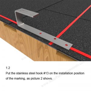 Solar Tile Roof Hooks Installation-SPC-IK-13-1.2