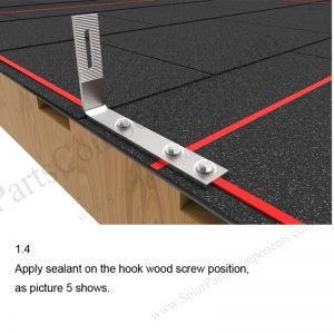 Solar Tile Roof Hooks Installation-SPC-IK-14-1.4-1