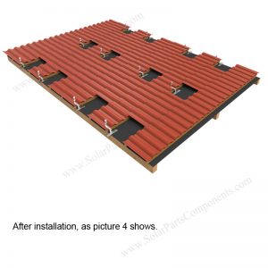 Solar Tile Roof Hooks Installation,SPC-RF-IK01-DR-1.2-2