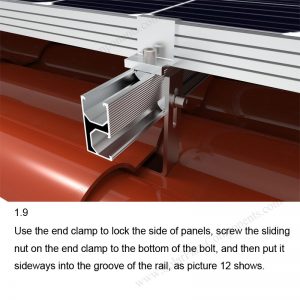 Solar Tile Roof Hooks Installation,SPC-RF-IK01-DR-1.9.1