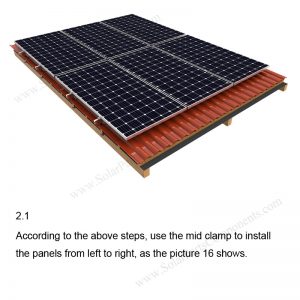 Solar Tile Roof Hooks Installation,SPC-RF-IK01-DR-2.1