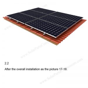 Solar Tile Roof Hooks Installation,SPC-RF-IK01-DR-2.2