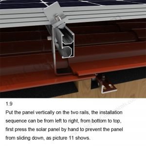 Solar Tile Roof Hooks Installation-SPC-RF-IK02-DR-1.9-1