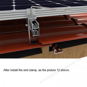 Solar Tile Roof Hooks Installation-SPC-RF-IK02-DR-1.9-2