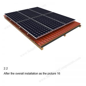 Solar Tile Roof Hooks Installation-SPC-RF-IK02-DR-2.2-1