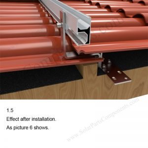 Solar Tile Roof Hooks Installation-SPC-RF-IK03-DR-1.5