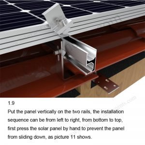Solar Tile Roof Hooks Installation-SPC-RF-IK03-DR-1.9-1