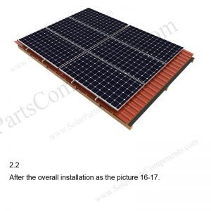 Solar Tile Roof Hooks Installation-SPC-RF-IK03-DR-2.2-1