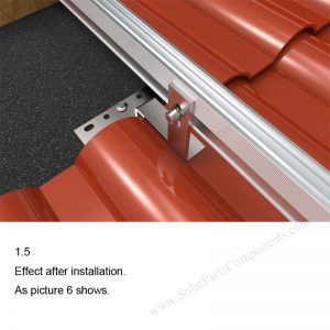 Solar Tile Roof Hooks Installation-SPC-RF-IK04-DR-1.5