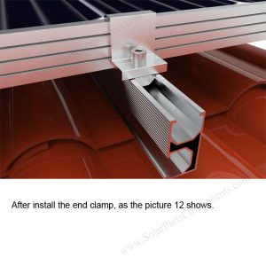 Solar Tile Roof Hooks Installation-SPC-RF-IK04-DR-1.9-2