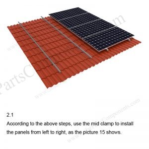 Solar Tile Roof Hooks Installation-SPC-RF-IK04-DR-2.1